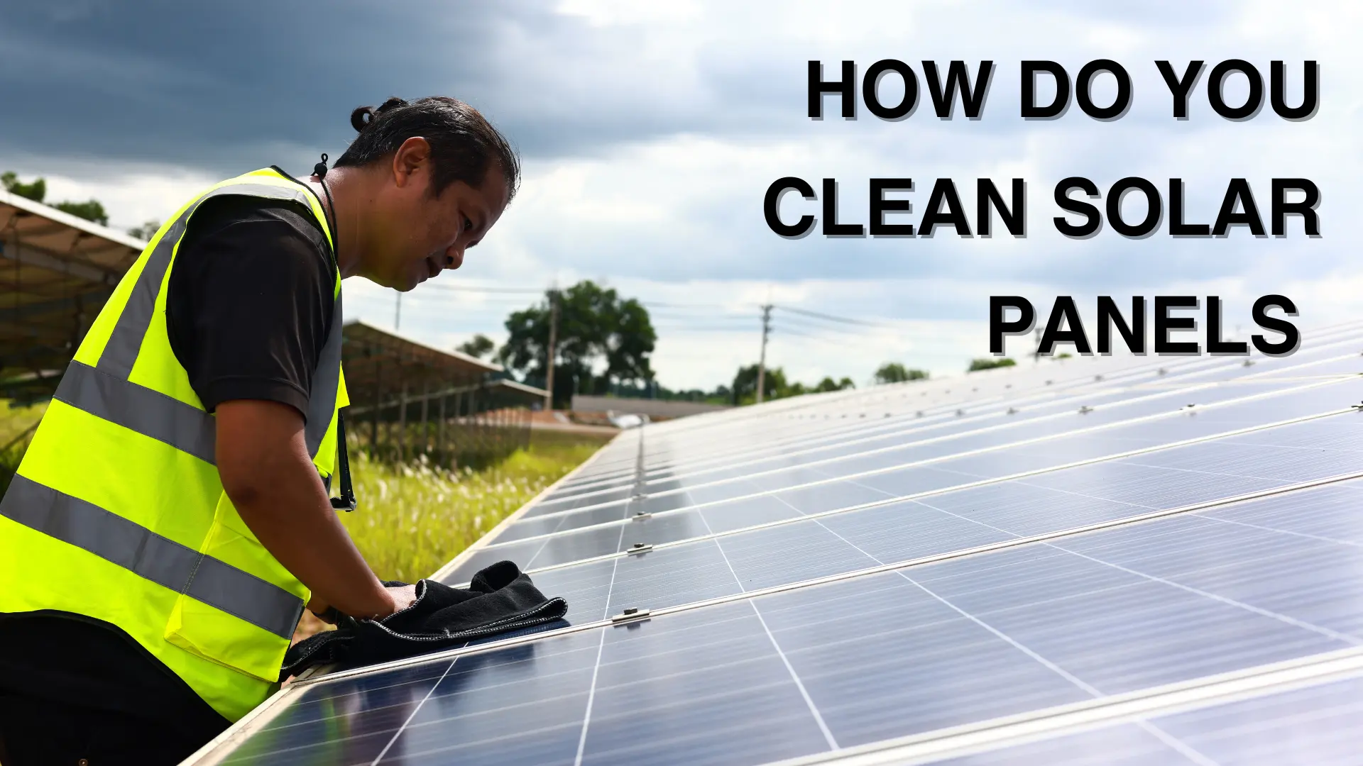 how do you clean solar panels